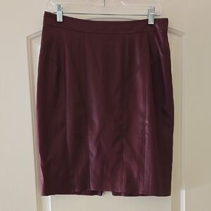 Elegant Burgundy Skirt